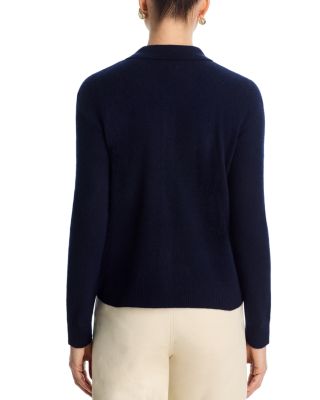 100% Cashmere Polo Cardigan Sweater - Exclusive