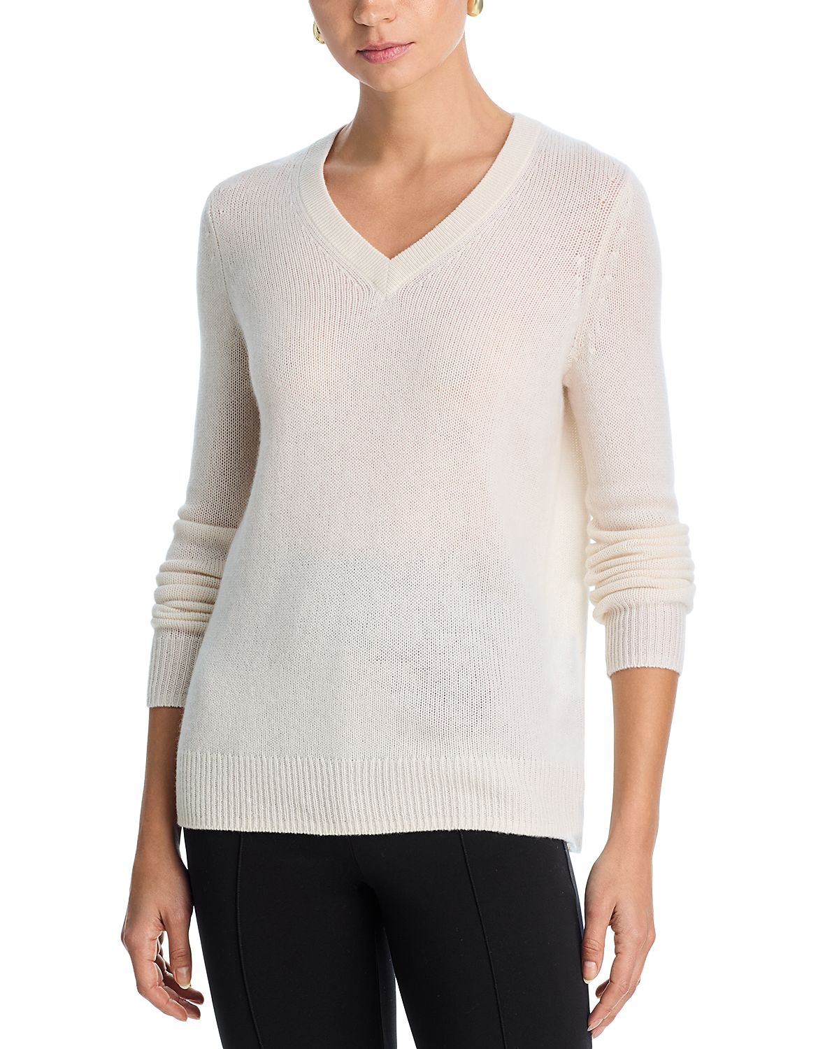 C by Bloomingdale's Cashmere V Neck Cashmere Sweater - Exclusive