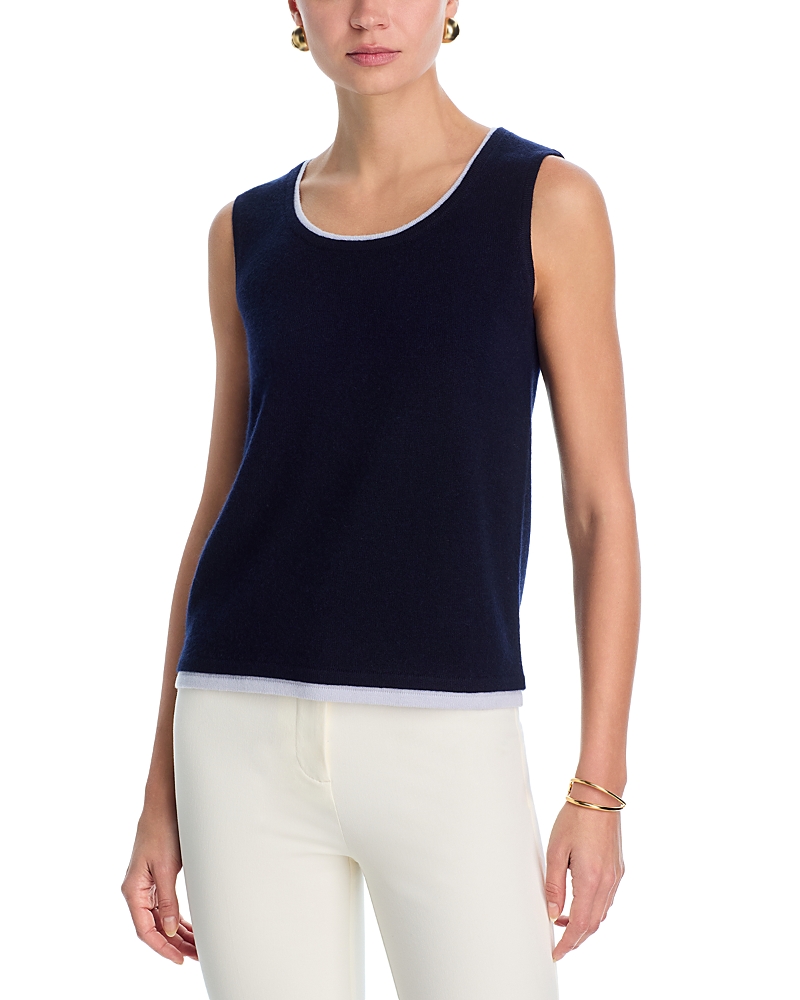 C by Bloomingdale's Cashmere 100% Cashmere Scoop Neck Tank Sweater - Exclusive