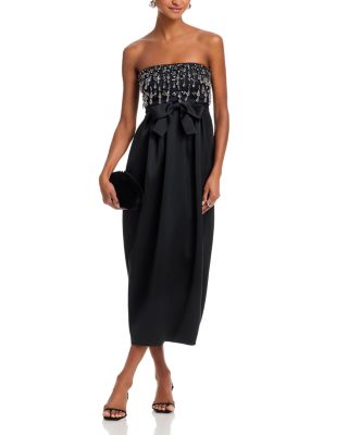 Layered Gemstone Midi Dress