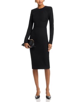 Long Sleeve Fitted T Shirt Dress