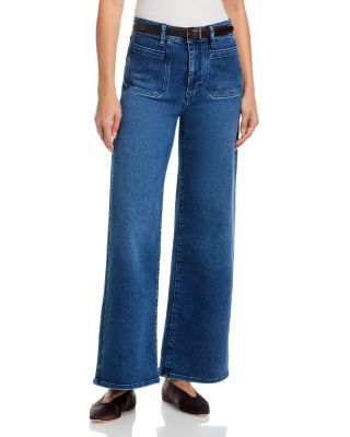Le Slim Palazzo Modernist Pocket Jeans in Iberia