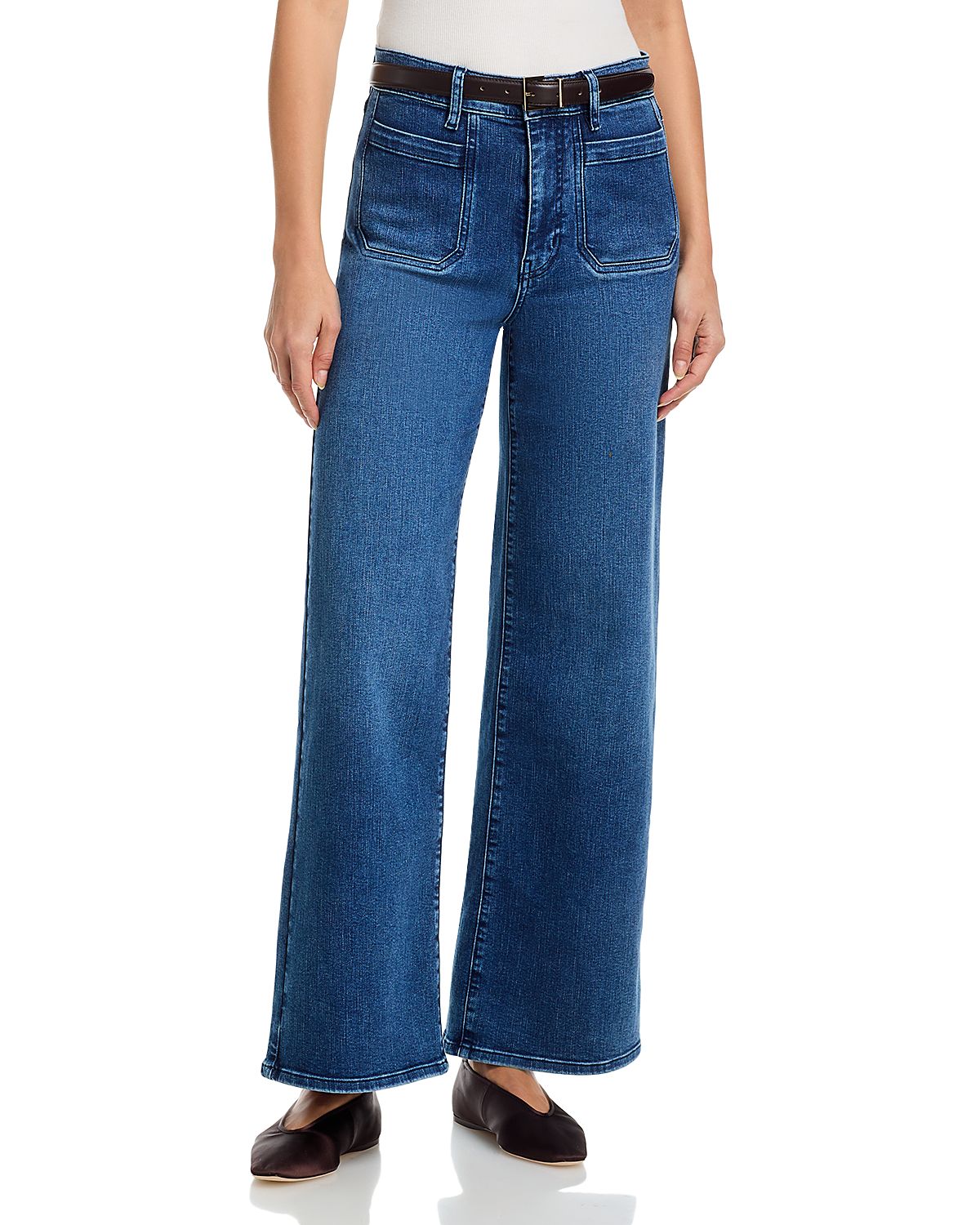 Frame Le Slim Palazzo Modernist Pocket Jeans