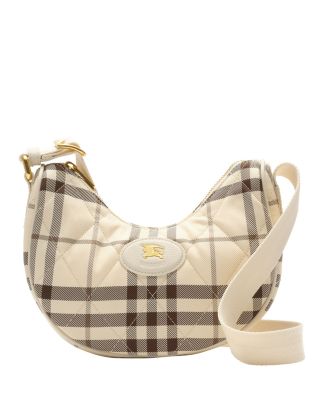 Horseshoe Quilted Nylon Crossbody Bag