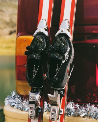 Women&#39;s Bow Crystal Loafers