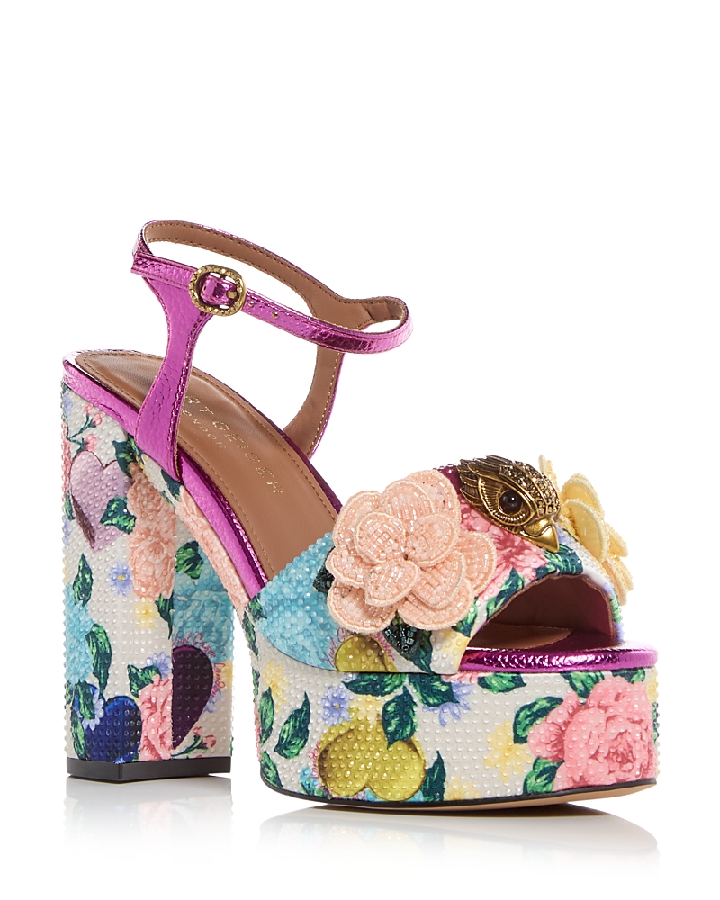 Kurt Geiger London Women's Kensington Embellished Platform Sandals