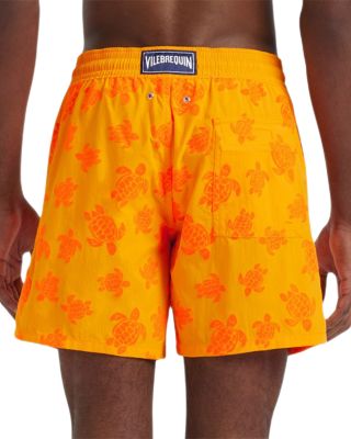 Flocked Rondes Des Tortues 5.5" Swim Shorts