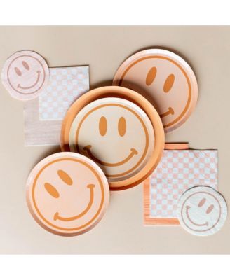  Solid Shade Colors,  Paper Party Dessert Plates, Set of 8