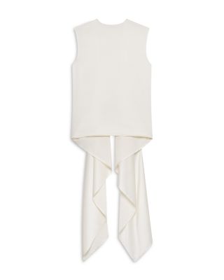 Silk Scarf Drape Top