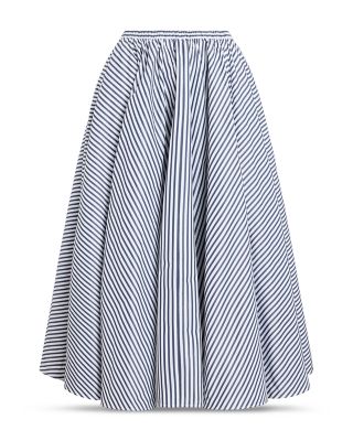 Elasticized Midi Skirt