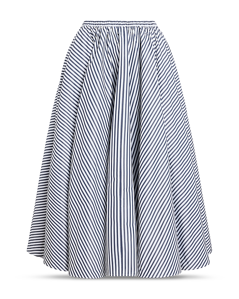 Patou Elasticized Midi Skirt
