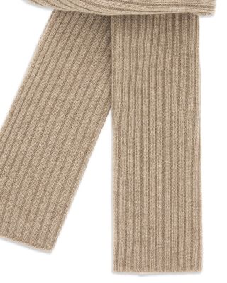 Men's Ribbed Cashmere Scarf