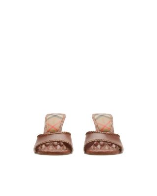  Women's Leather Cabana Mules