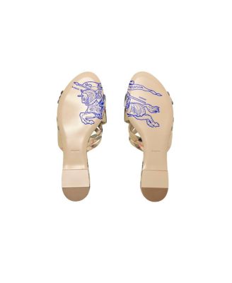 Women's Check Cabana Slides