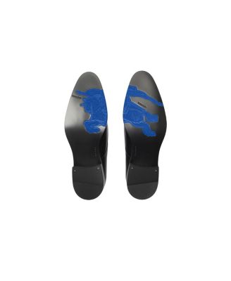  Men&#39;s Leather Carlyle Stamp Derby Shoes