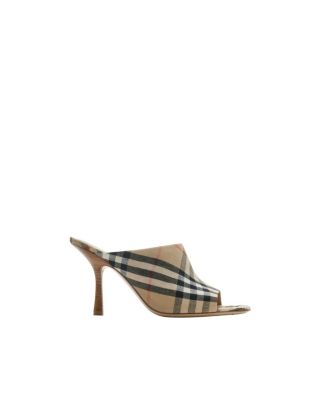Women's Check Mews Mules