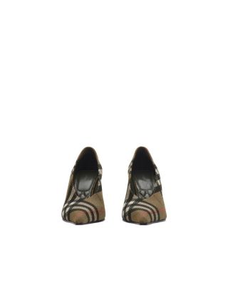 Women's Check Cameo High Pumps