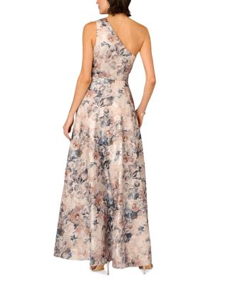 Printed Jacquard Long Dress