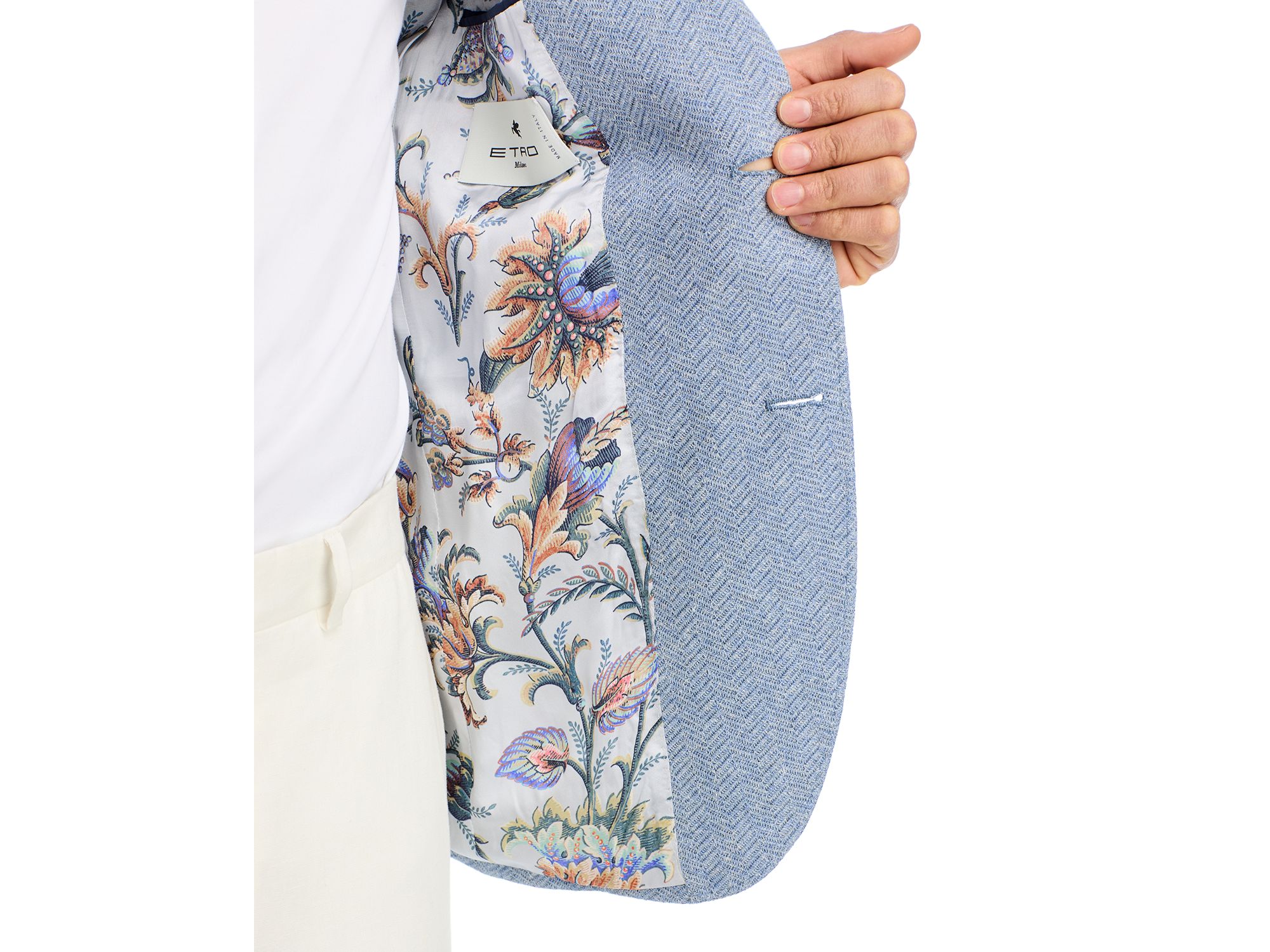 Chevron Jersey Sport Coat — Image 6