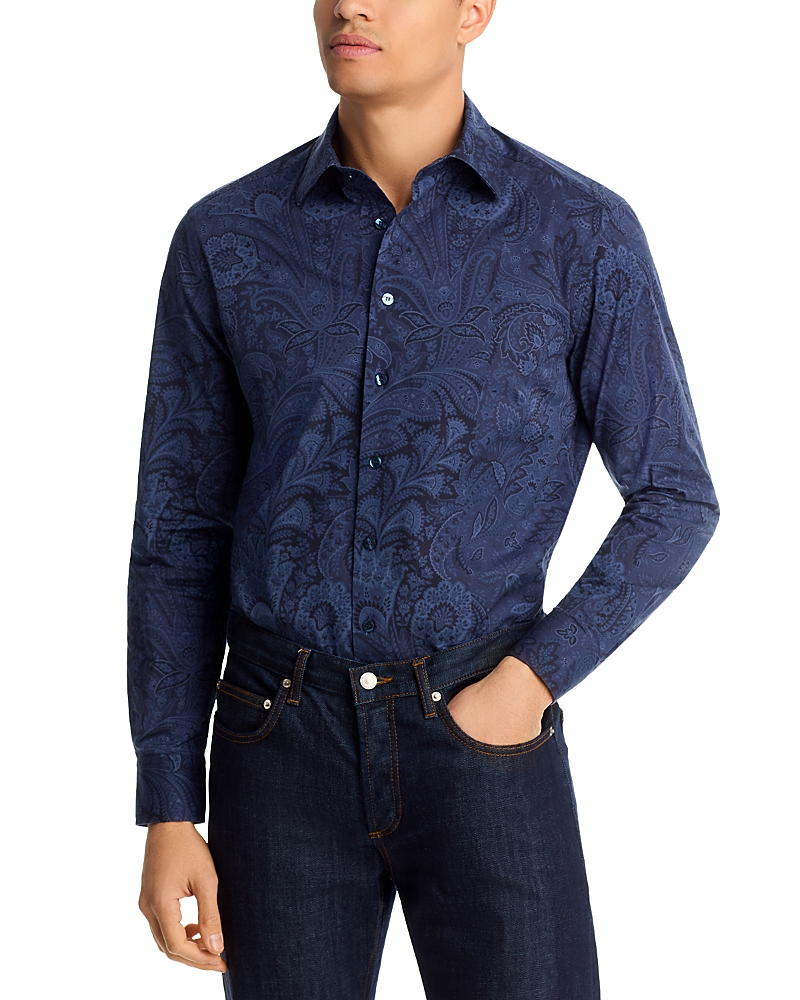 Etro Tonal Paisley Print Shirt