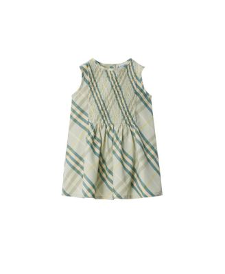  Girls' Check Cotton Dress - Baby