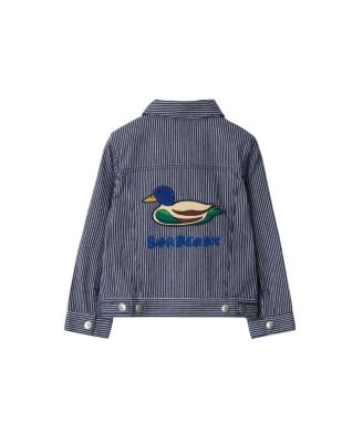 Girls' Striped Denim Jacket - Little Kid, Big Kid