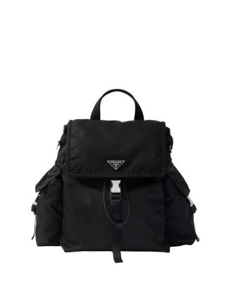 Explore Re-Nylon and Leather Backpack