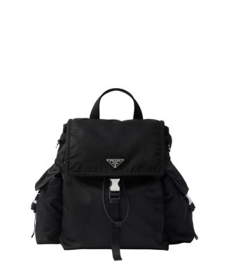 Prada Explore Re-Nylon and Leather Backpack | Bloomingdale's Handbags