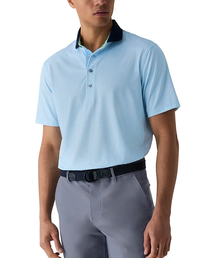 Greyson Clothiers Knight Wolf Polo In Blue