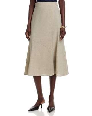 Vuleran Wool Midi Skirt
