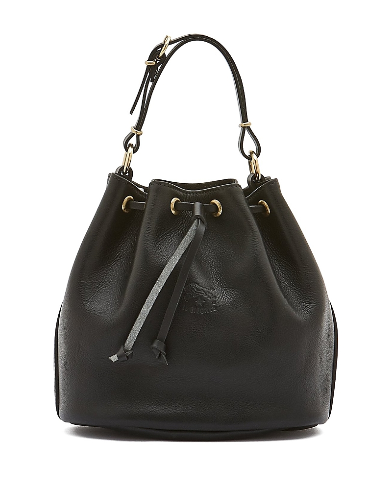 Il Bisonte Classic Leather Bucket Bag