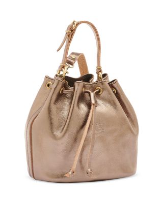 Classic Leather Bucket Bag