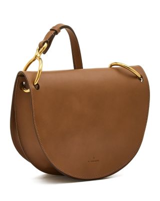 Consuelo Brass Ring Leather Crossbody