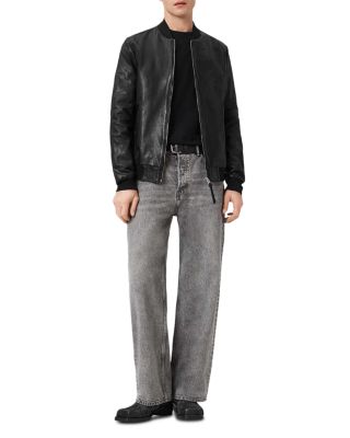 Morten Leather Bomber Jacket