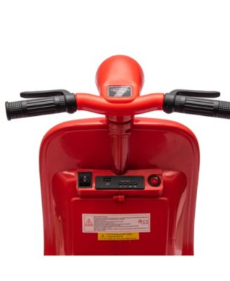  Vespa 12V 1-Seater Ride On Bike for Kids - Ages 2-4