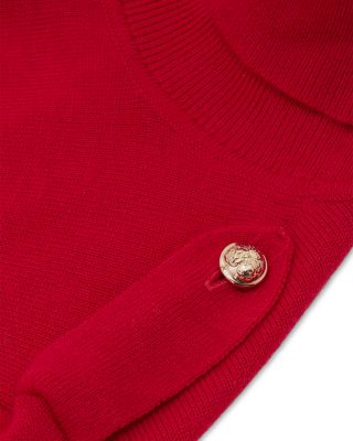Corrine Wool Button Detail Knit Sweater