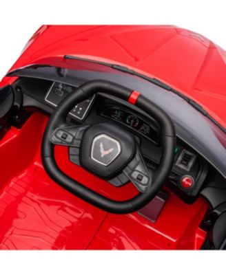  Corvette C8 Stingray 12V 1-Seater Ride on for Kids 3-8 - Ages 2-4