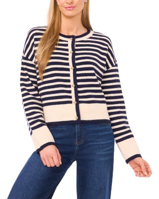 Stripe Cardigan Sweater