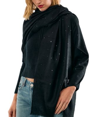 Cashmere Scattered Sequin Shawl