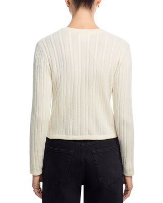 Ritz Cable Knit Cardigan Sweater 