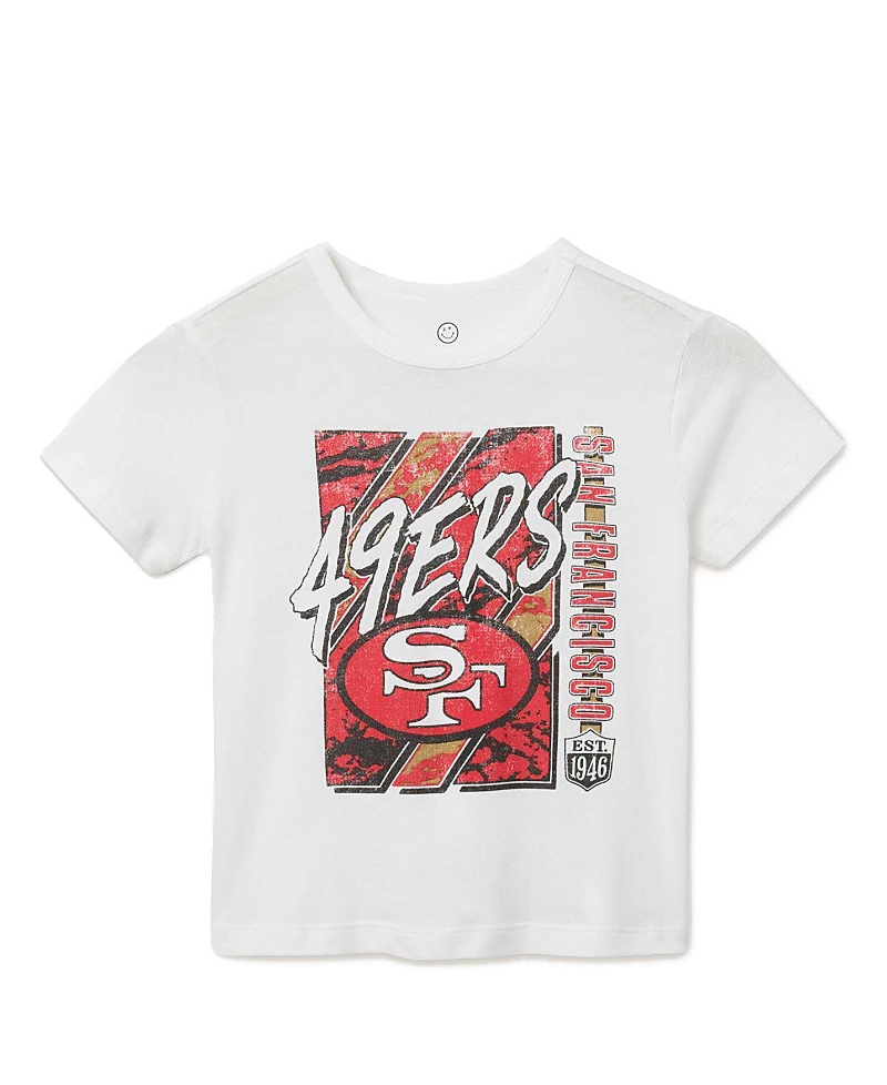 Junk Food Clothing Unisex Nfl San Francisco 49ers Icon Tee - Little Kid, Big Kid In Neutral