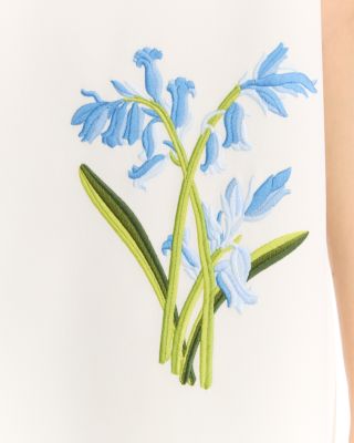 Embroidered Mini Dress