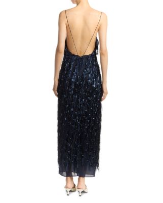 Lurex Tinsel Slip Dress