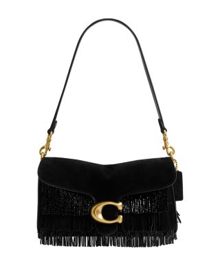 Tabby 26 Crystal Beaded Fringe Shoulder Bag