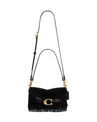 Tabby 26 Crystal Beaded Fringe Shoulder Bag