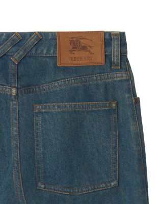 Dalia Mid Rise Straight Jeans in Mid Blue