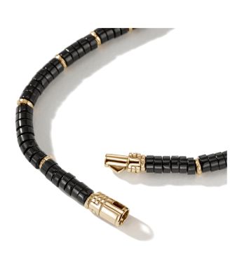 14K Yellow Gold Heishi Lapis Lazuli Bracelet