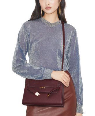 Lee Radziwill Pebbled Leather Shoulder Bag