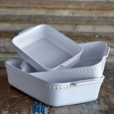Pearls 11" Rectangular Baker
