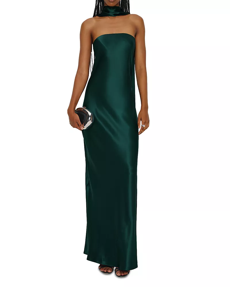 Reformation Oren Silk Dress